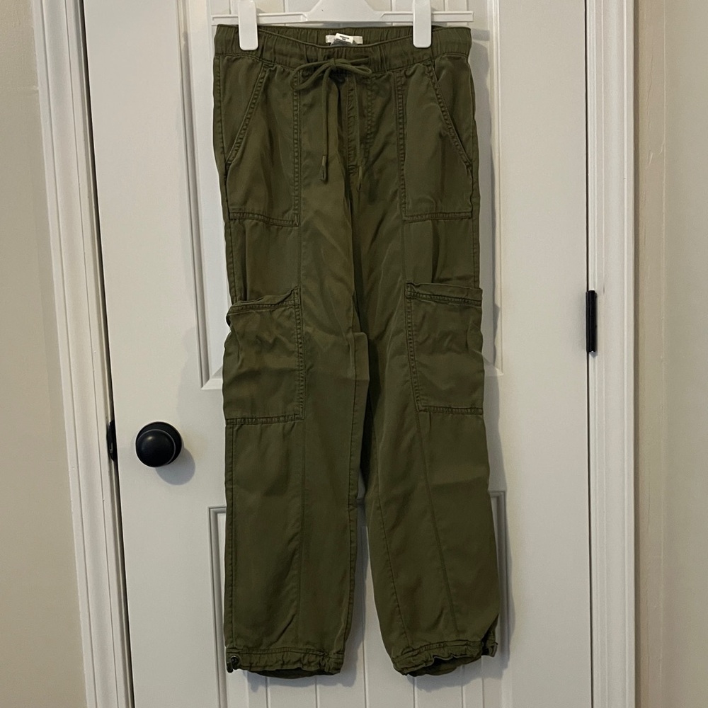 Nicole Miller Olive Green Women's Cargo Pants